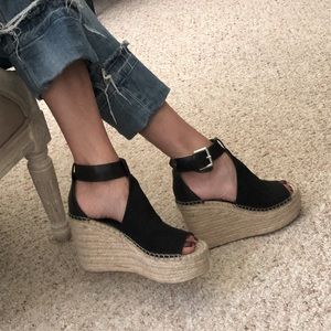 Marc Fisher LTD Adalyn wedge espadrille sandals